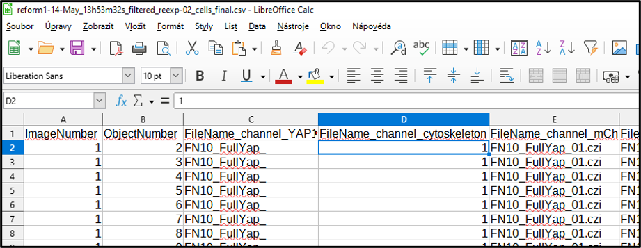 Example: cells_final.csv with new column with image number separated